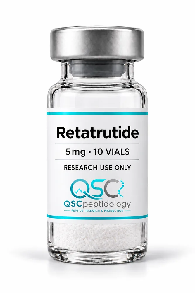 Retatrutide 5mg (10 fiola csomag) QSC Peptidology